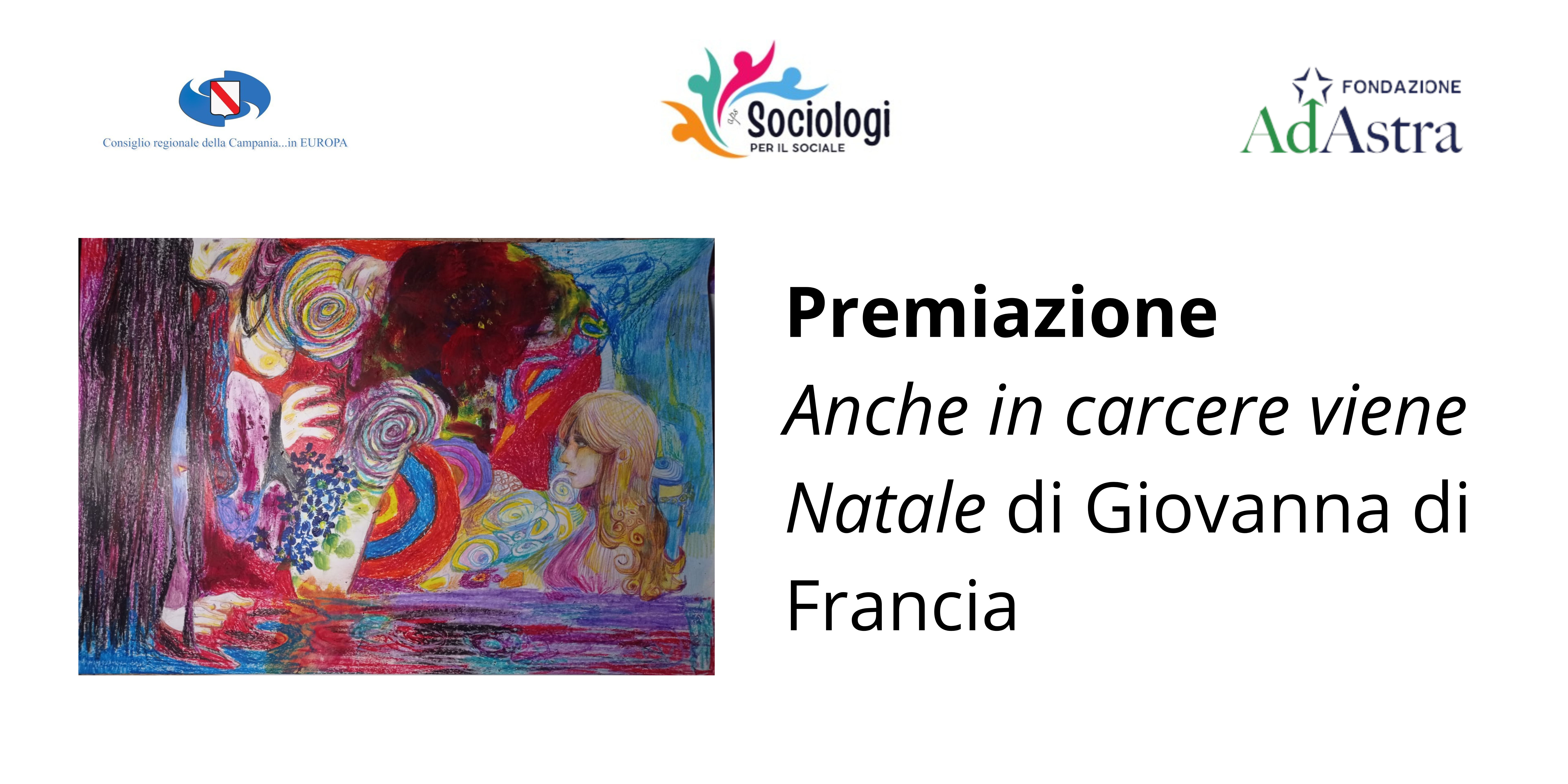 Premiazione Anche in carcere viene Natale di Giovanna di Francia